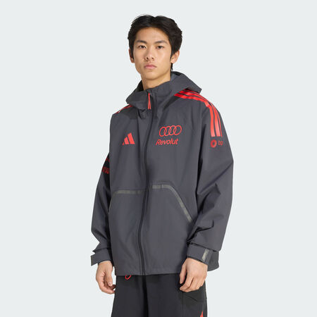 ADIDAS PERFORMANCE VESTE DE PLUIE AUDI REVOLUT F1 TEAM MECHANICS Utility Black / Hi-Res Red HOMME