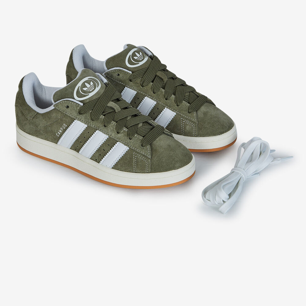 ADIDAS ORIGINALS CAMPUS 00s SNEAKERS FEMME - KAKI/BLANC - LACETS | Courir.com