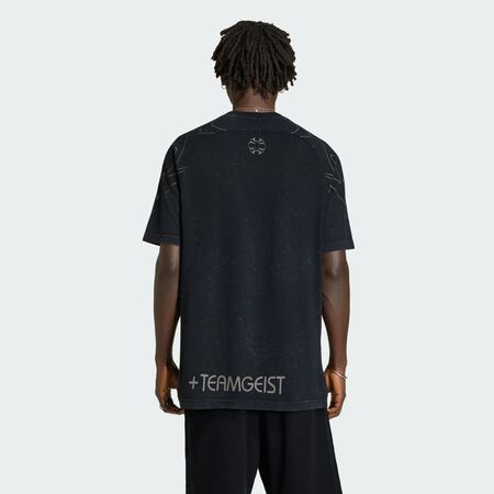 ADIDAS ORIGINALS Adilenium Season 4 Teamgeist Graphic Tee Black MEN