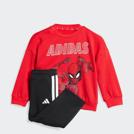 ADIDAS SPORTSWEAR Marvel Spider-Man Jogger Set Pure Ruby / White TODDLERS