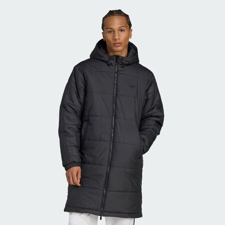 ADIDAS ORIGINALS Adicolor Long Jacket Black / Black / Black / Black MEN