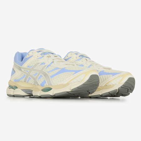 ASICS gel-cumulus GEL-CUMULUS 16 BLEU/BEIGE FEMME