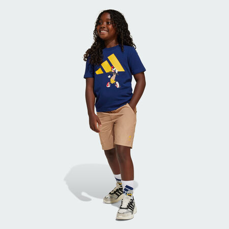 ADIDAS SPORTSWEAR ADIDAS DISNEY MICKEY MOUSE T-SHIRT SET Dark Blue / Crew Yellow TODDLERS