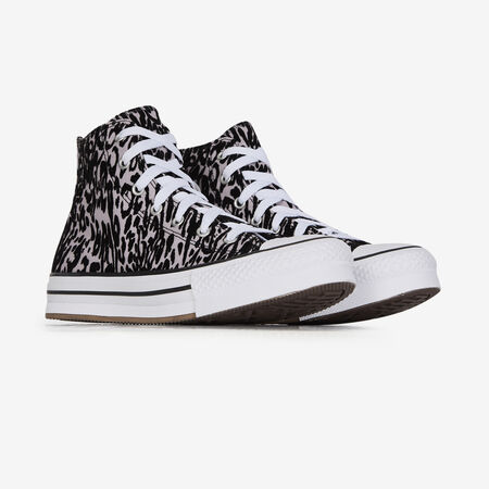 CONVERSE CHUCK TAYLOR ALL STAR LIFT HI LEO GREY/BLACK JUNIOR