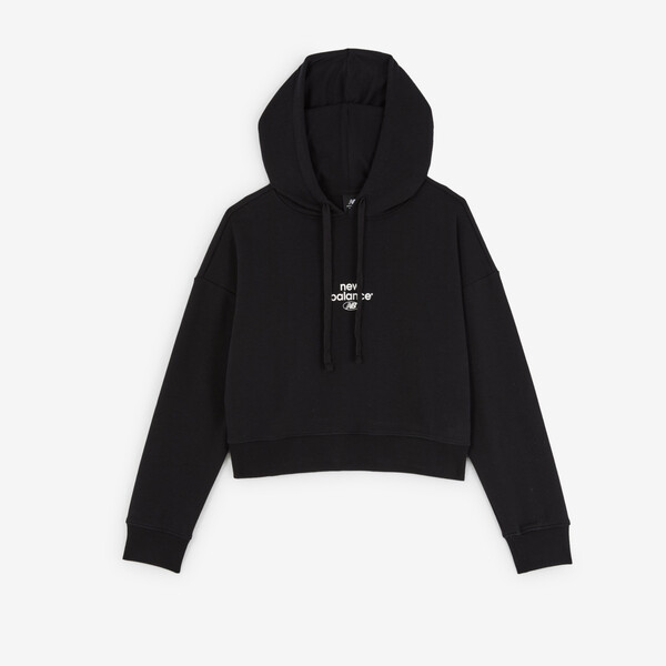 CROPPED GRAPHIC ESSENTIAL HOODIE