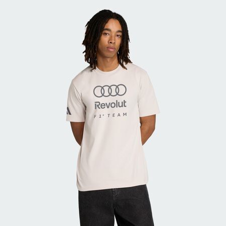 T-SHIRT GRAPHIQUE AUDI REVOLUT F1 TEAM DNA : Chalk Pearl