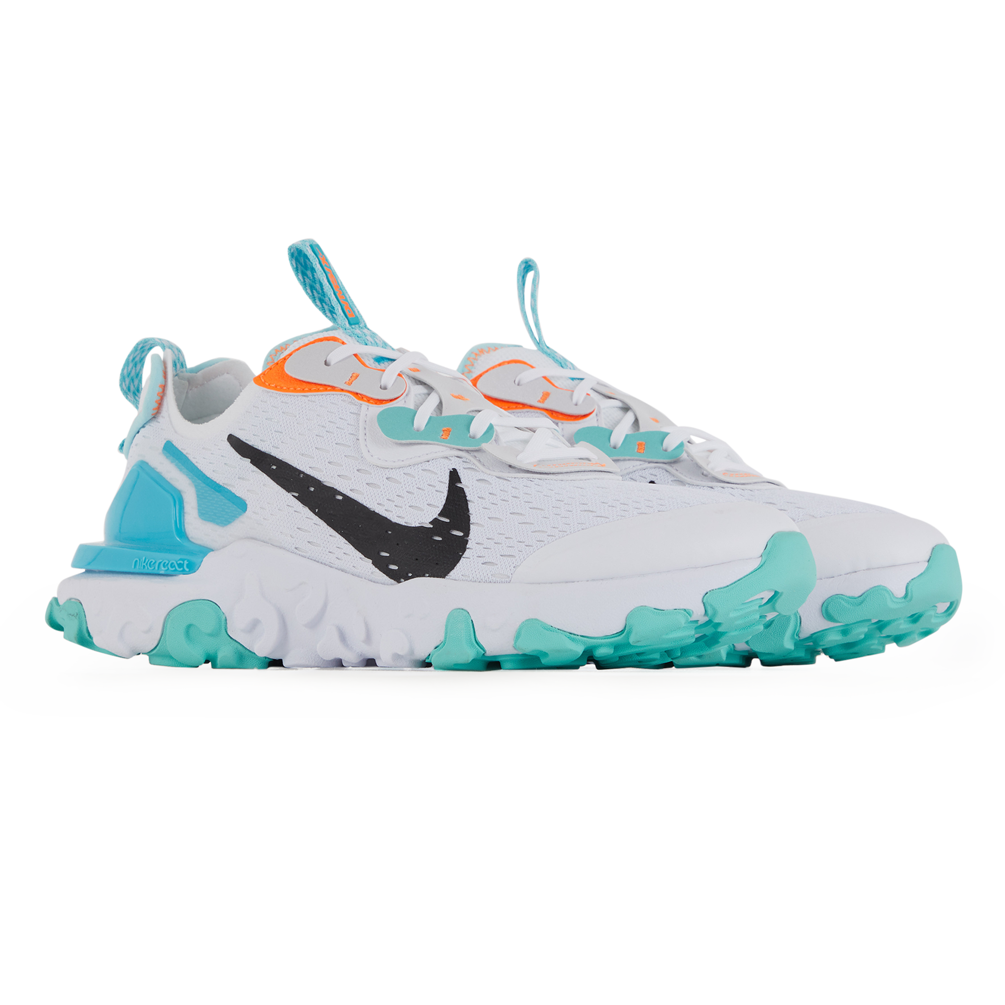 nike react blanche bleu
