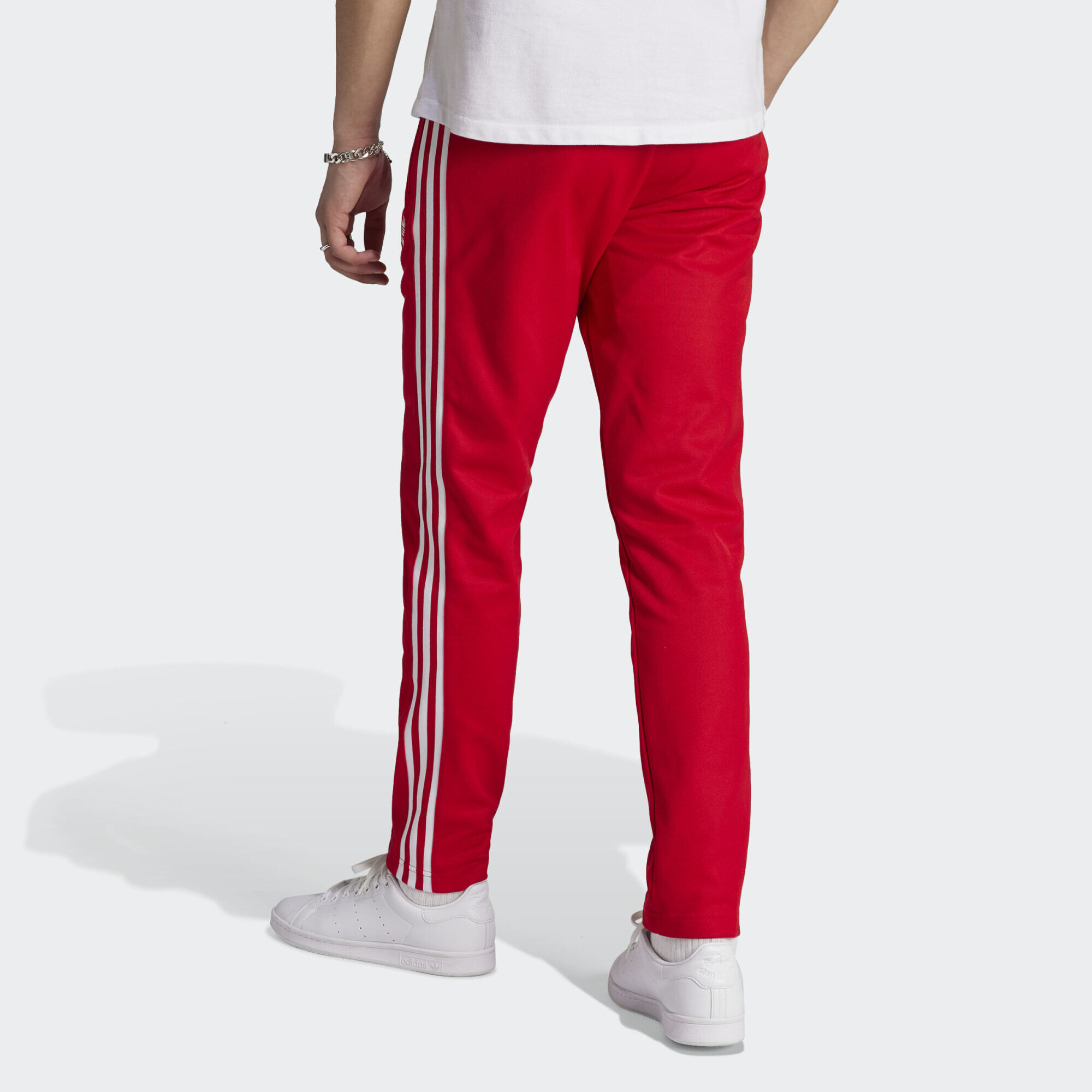 Mens adidas red pants hot sale
