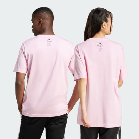 ADIDAS ORIGINALS Lounge Drink Graphic Tee True Pink MEN