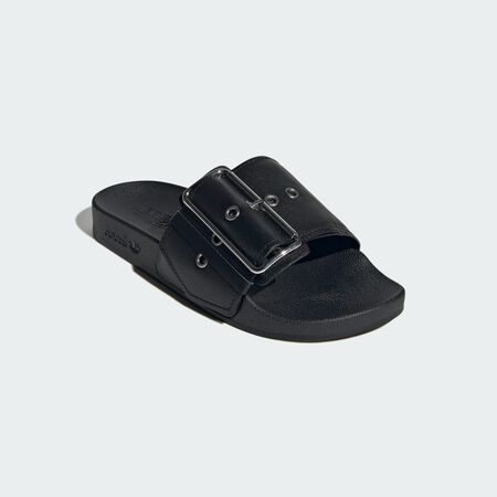 ADIDAS ORIGINALS adilette adidas x Jeremy Scott Adilette Slides Core Black / Core Black / Silver Metallic UNISEX