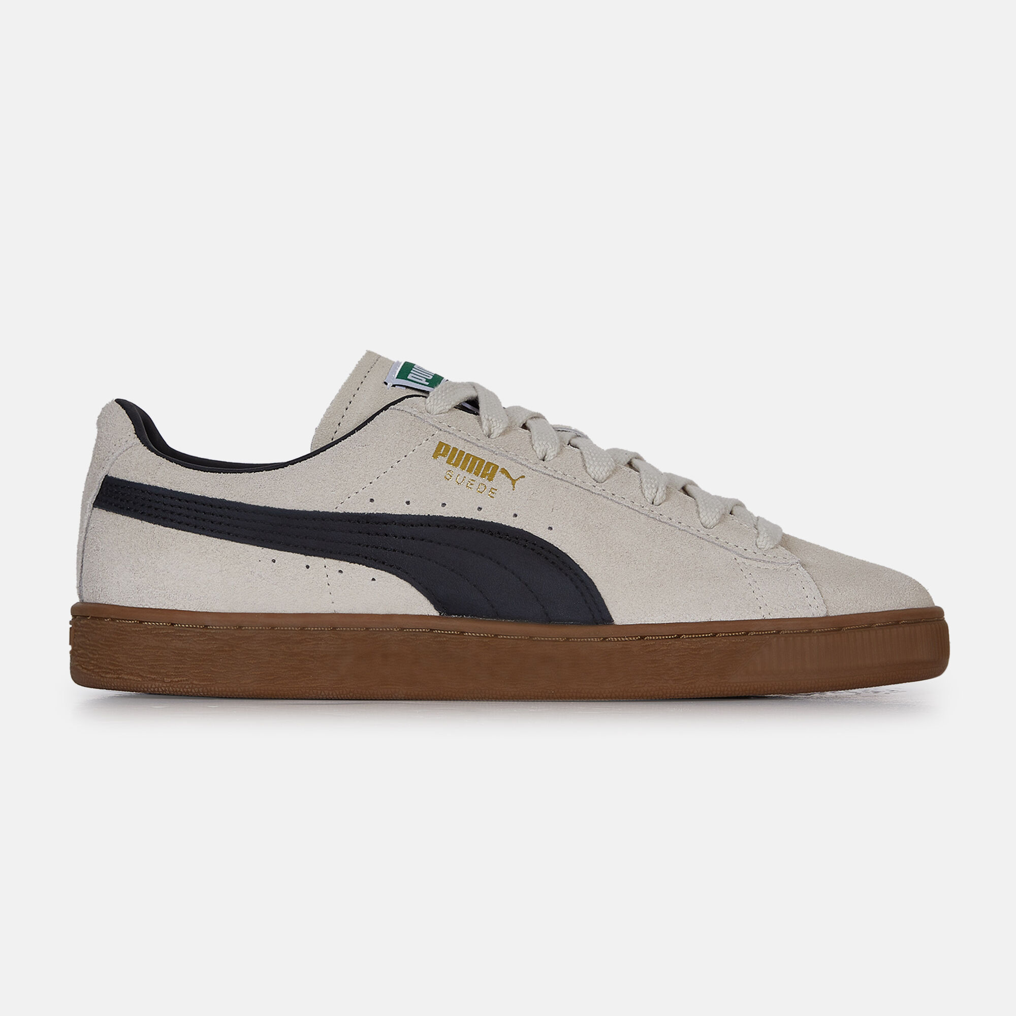 Suede  Beige/noir