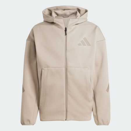 Z.N.E. Full-Zip Hooded Track Jacket : Putty Beige