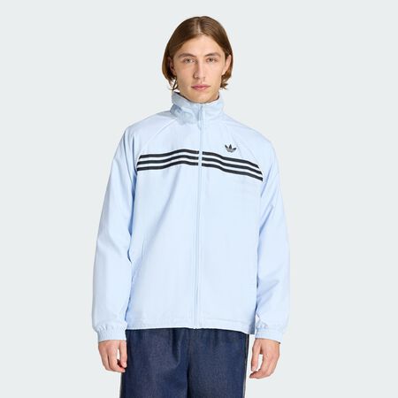 ADIDAS ORIGINALS VESTE DE SURV&Ecirc;TEMENT CHEST STRIPES Crystal Sky HOMME