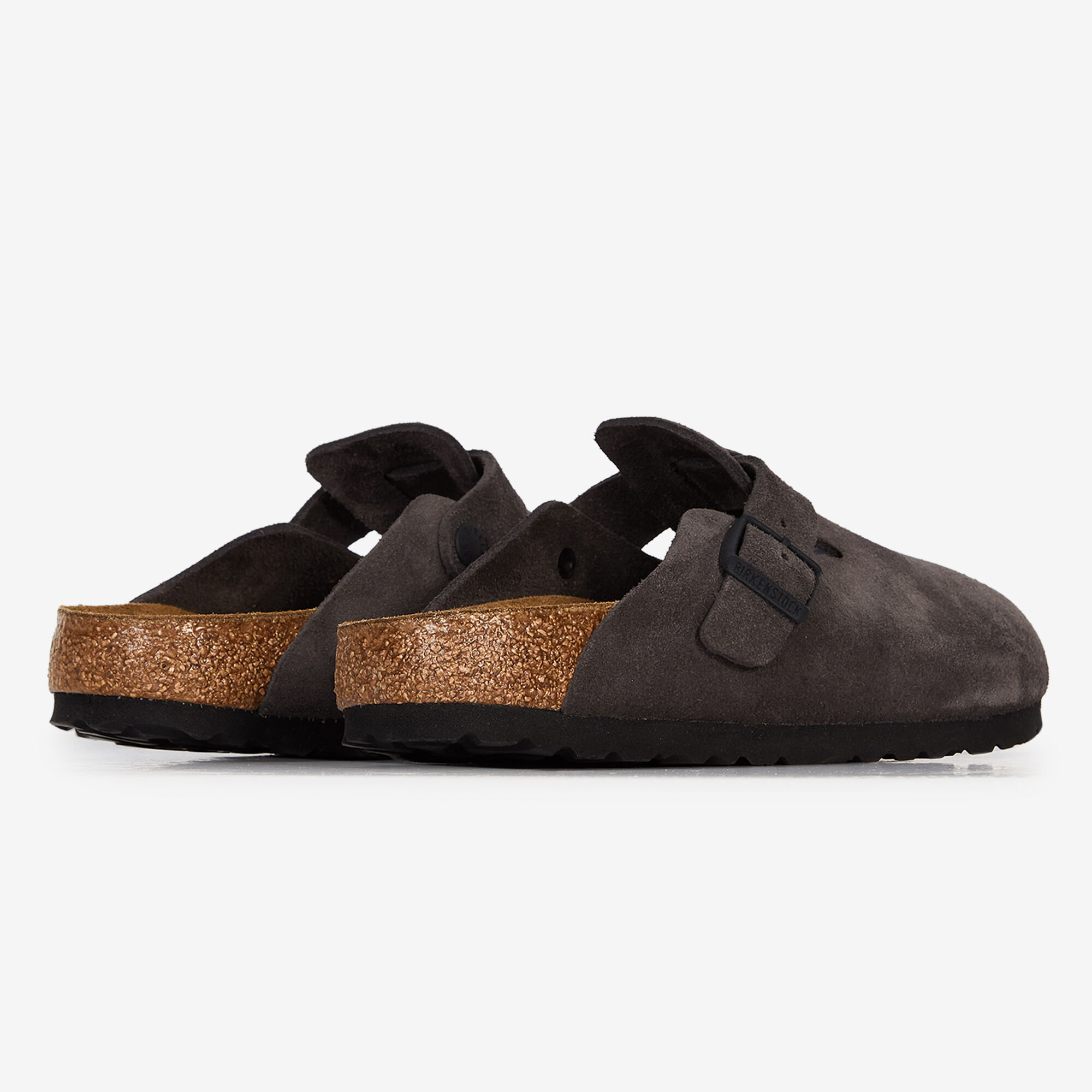 Boston Suede Leather Velvet Grey | BIRKENSTOCK