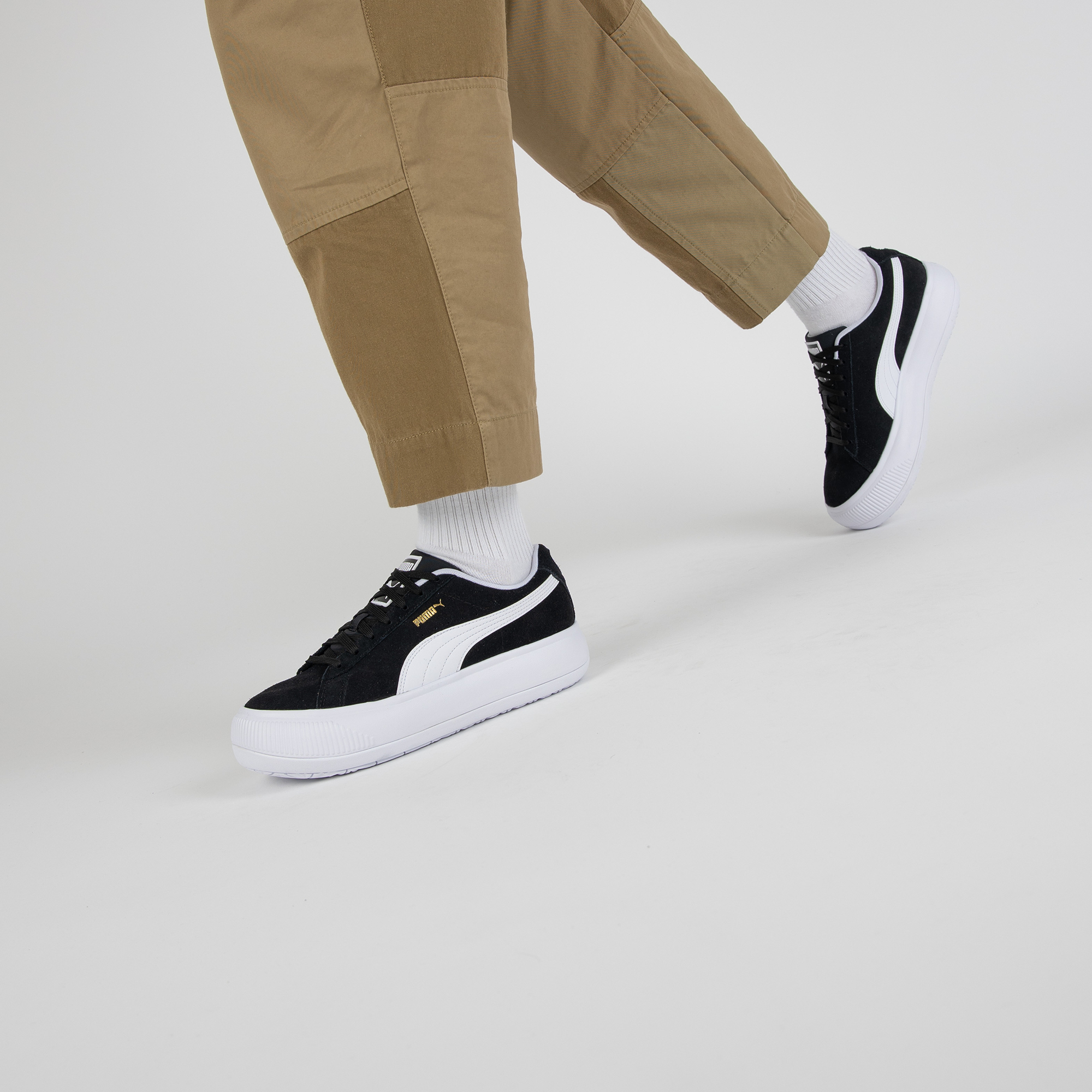 puma suede noir courir