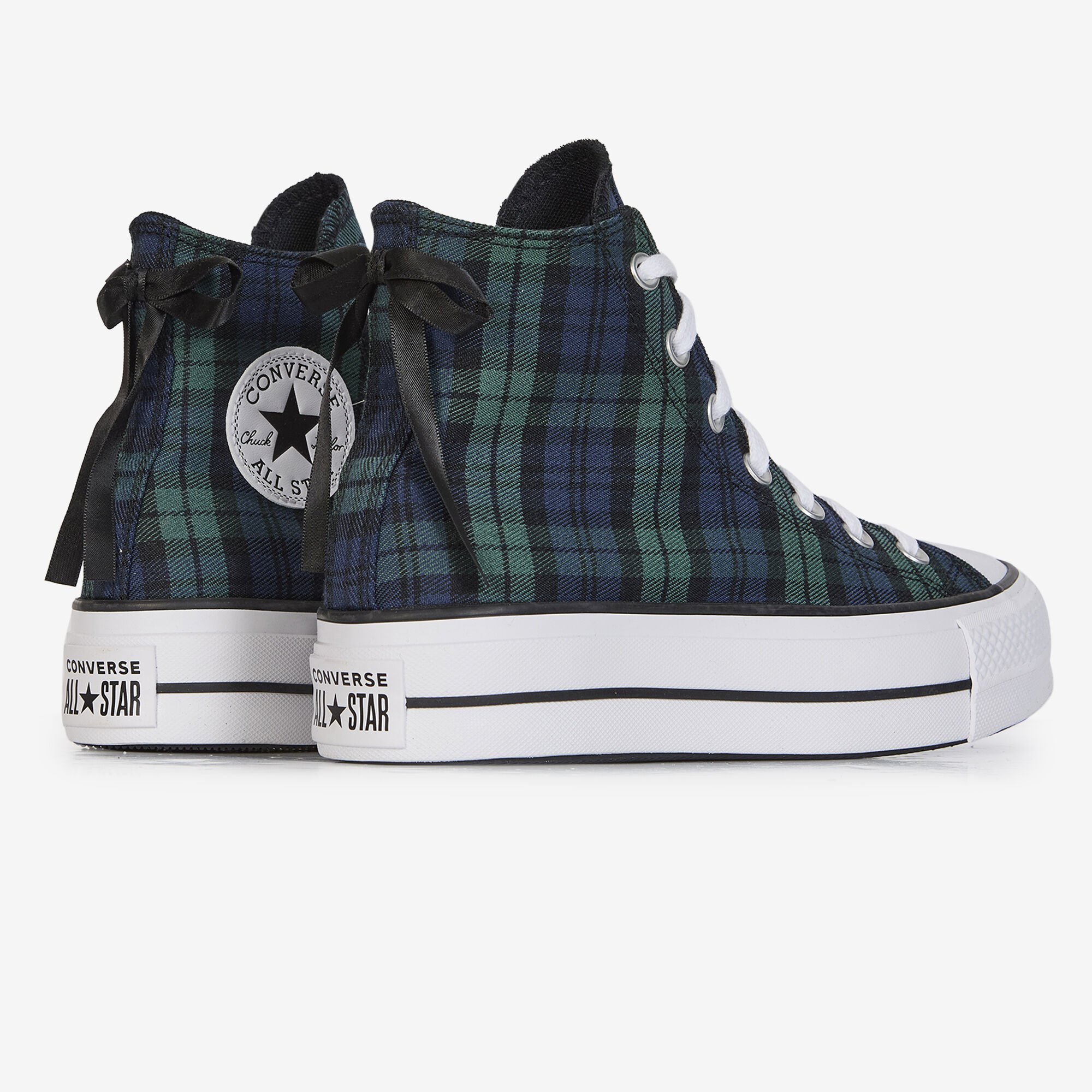 Chuck Taylor All Star Lift Platform Plaid - vue 5