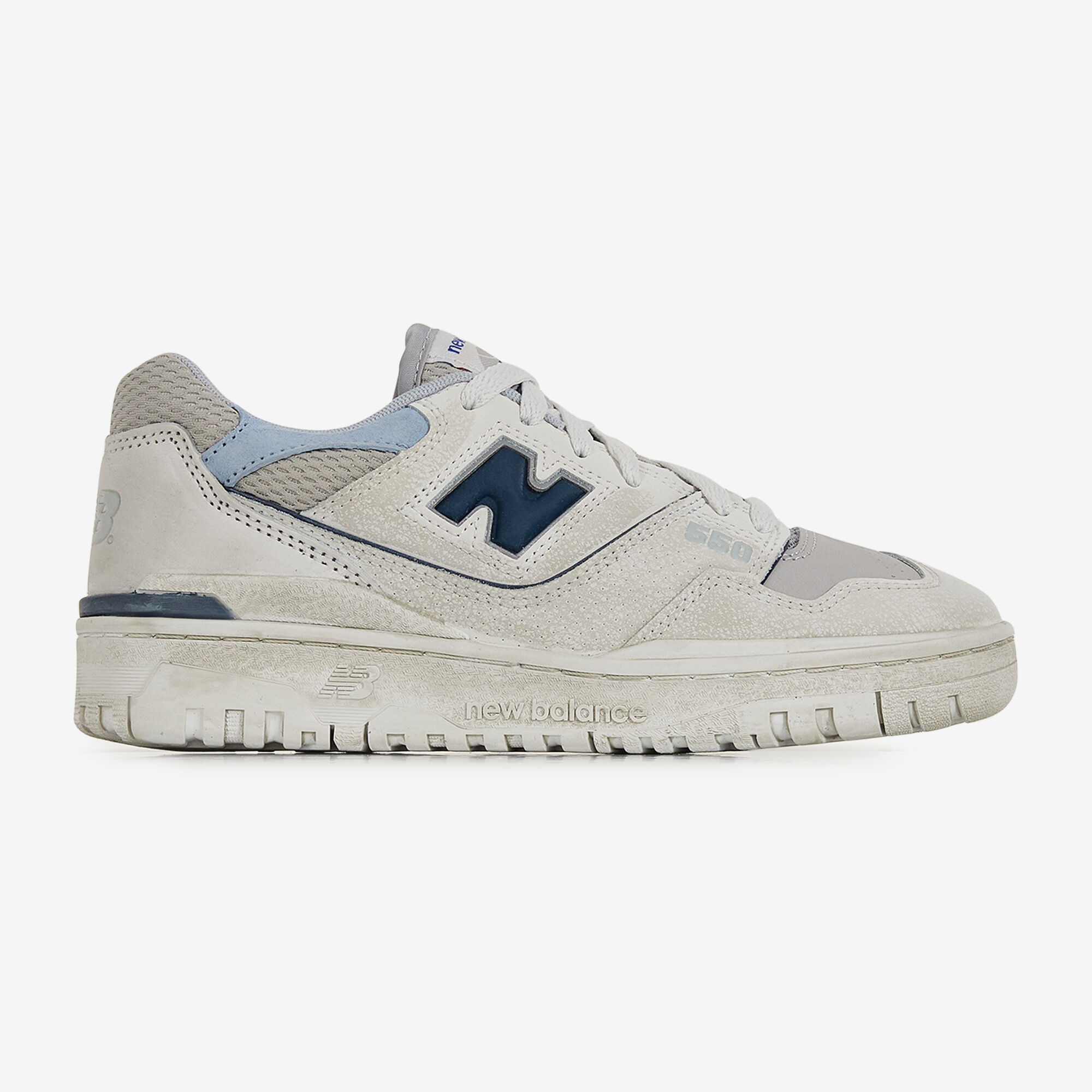 NEW BALANCE 550 GREY DAY WHITE GREY SNEAKERS WOMEN Courir
