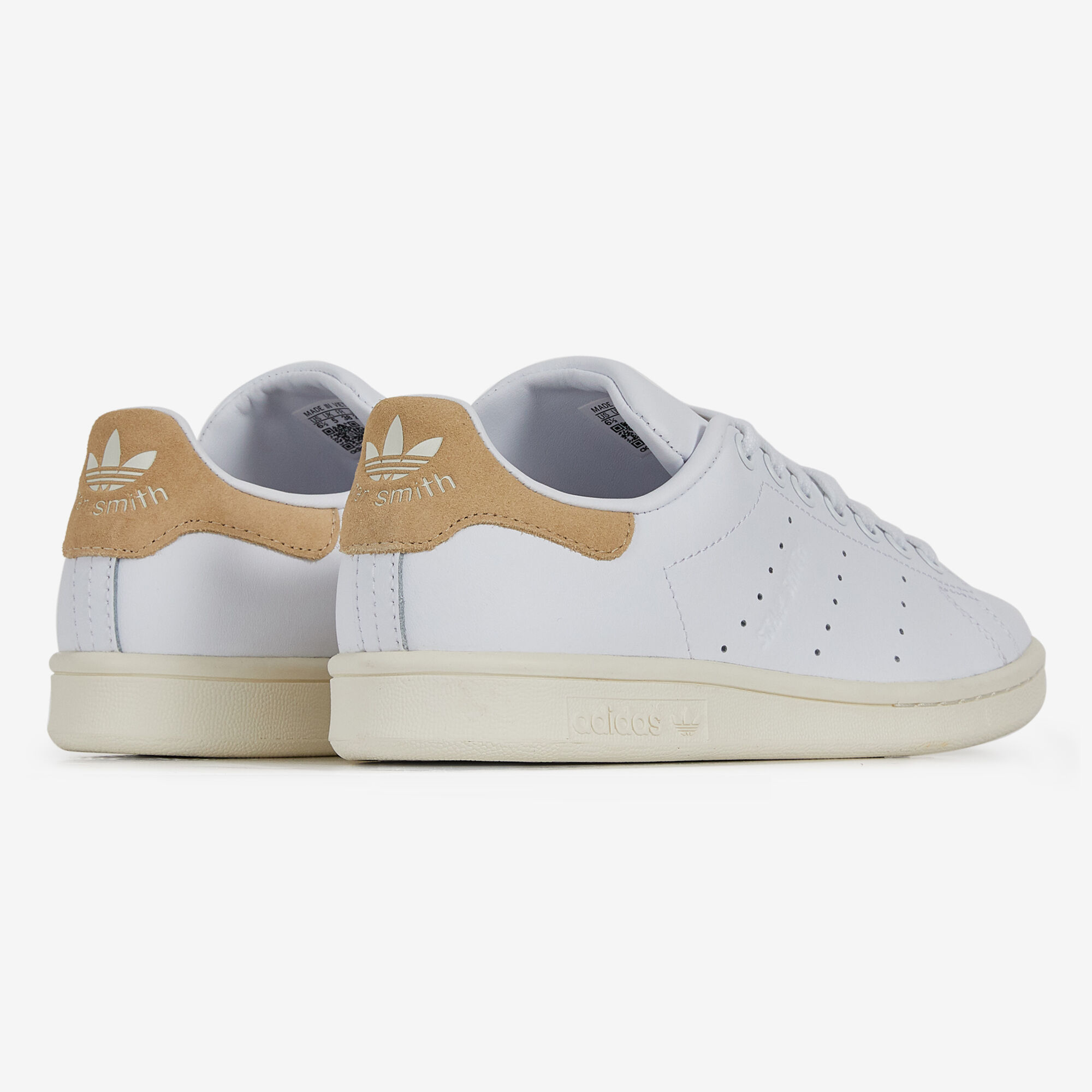 Stan smith blanche deals et beige femme