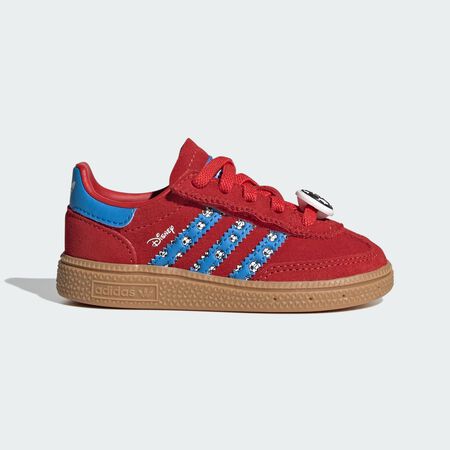ADIDAS ORIGINALS CHAUSSURE &Agrave; LACETS &Eacute;LASTIQUES ET FERMETURE CONFORT ADIDAS DISNEY HANDBALL SPEZIAL Red / Lucid Ray Blue / Gum B&Eacute;B&Eacute;