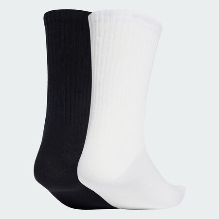 ADIDAS ORIGINALS Adibreak Crew Socks 2 Pairs BLACK / WHITE UNISEX