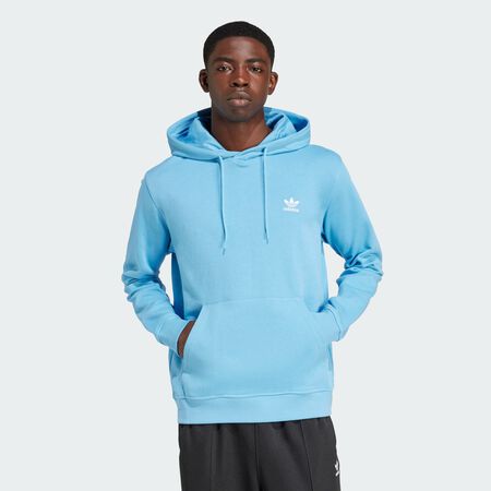 ADIDAS ORIGINALS Trefoil Essentials Hoodie Light Blue MEN