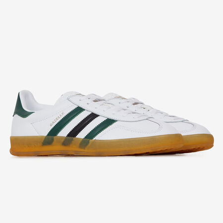 ADIDAS ORIGINALS gazelle GAZELLE INDOOR BLANC/VERT FONCE FEMME