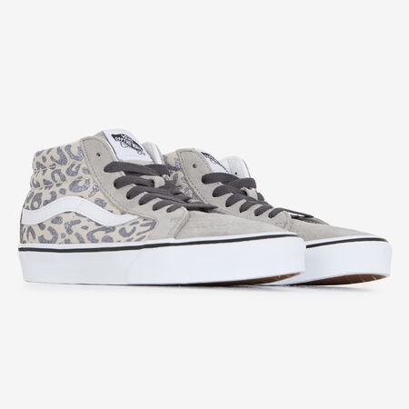 VANS SK8-MID LEOPARD BEIGE/ARGENT JUNIOR