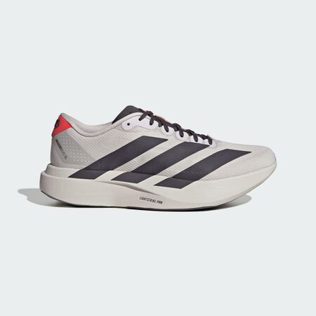 ADIDAS ORIGINALS ADIZERO EVO SL WOVEN AUDI REVOLUT F1 TEAM SHOES Chalk Pearl / Utility Black / Hi-Res Red MEN