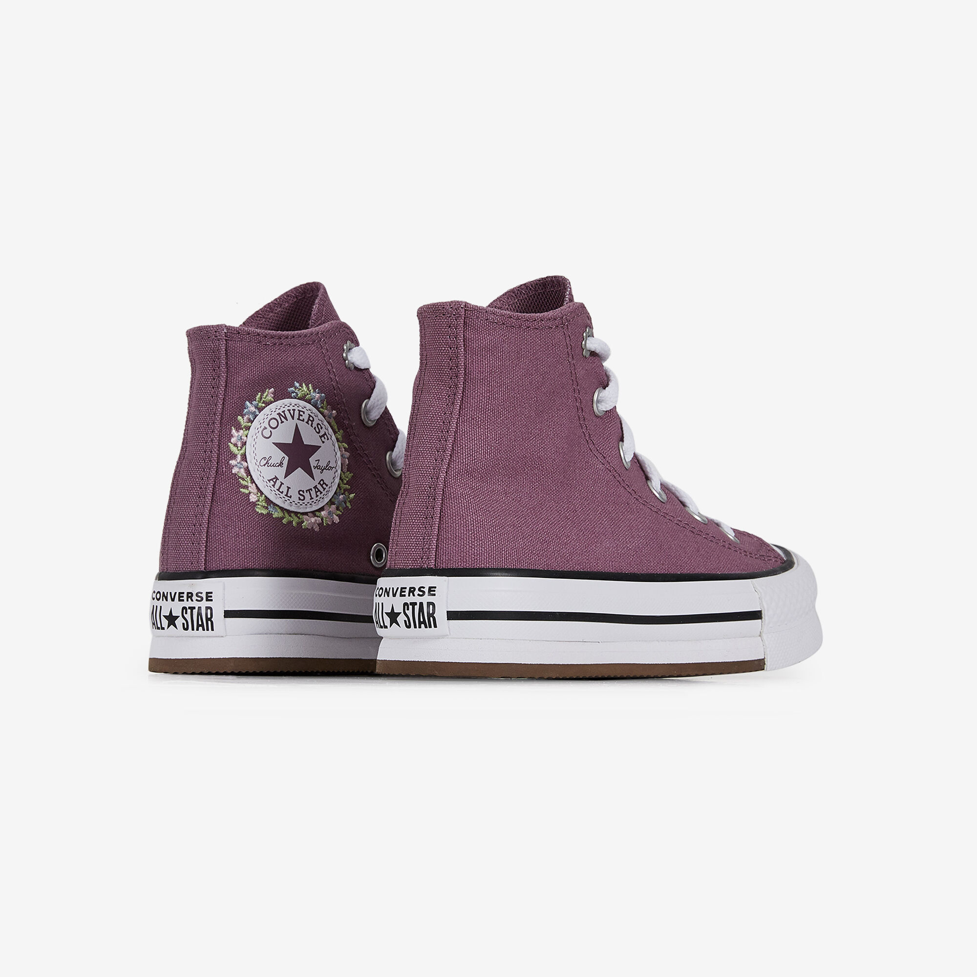 Converse haute enfant violet cheap