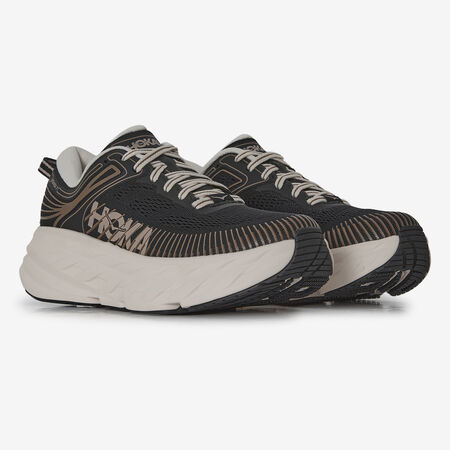 HOKA BONDI 7 BLACK/PINK WOMEN