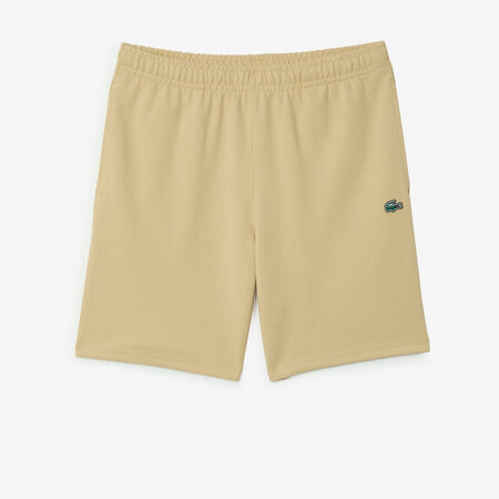SHORT CLASSIC LOGO SL : BEIGE/VERT