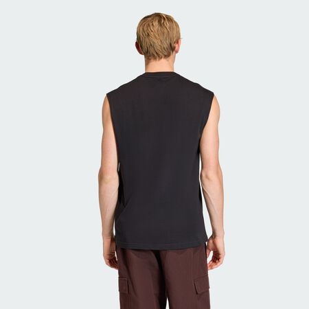 ADIDAS ORIGINALS TREFOIL ESSENTIALS SLEEVELESS TEE Black MEN