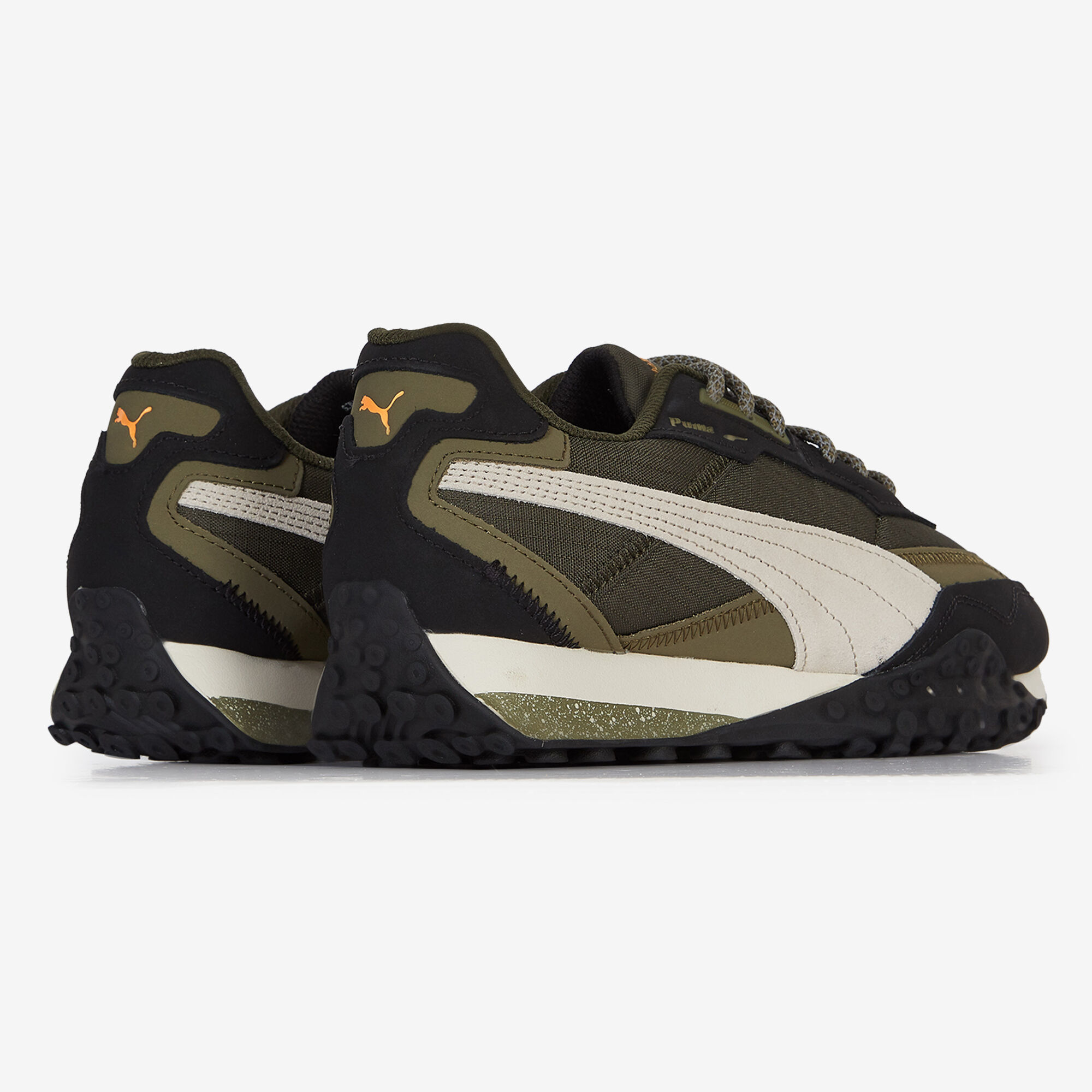 Puma suede kaki homme clearance