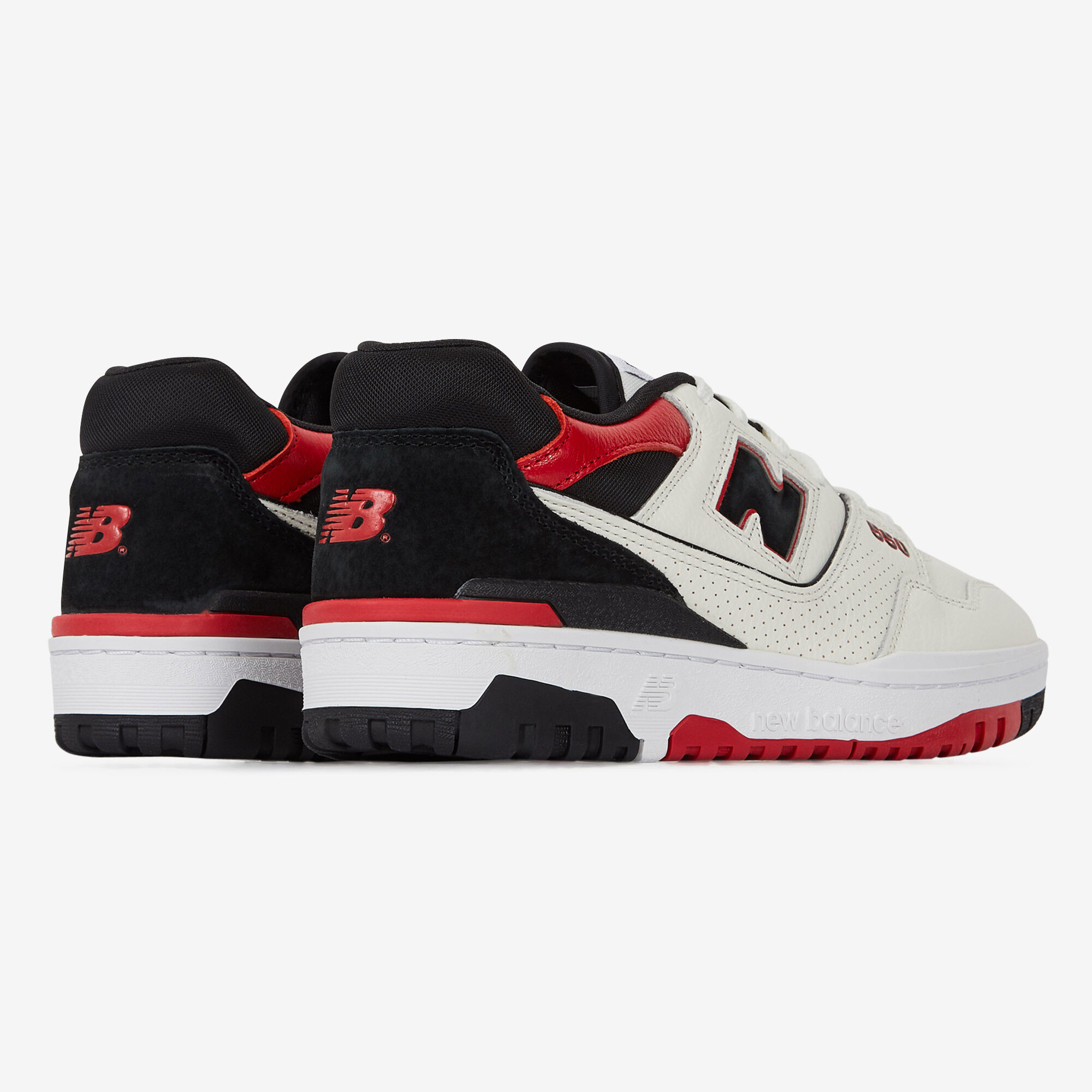 NEW BALANCE 550 BLANC ROUGE SNEAKERS HOMME LACETS Courir