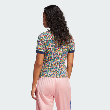 ADIDAS ORIGINALS adidas Originals x Liberty London Cali Tee Multicolor / Night Indigo WOMEN