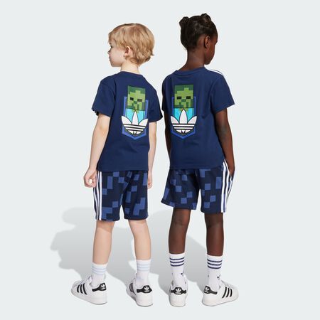 ADIDAS ORIGINALS adidas Originals X Minecraft Short T-shirt Set Enfant Night Indigo CADET