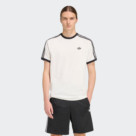 ADIDAS ORIGINALS T-SHIRT 3 BANDES White HOMME