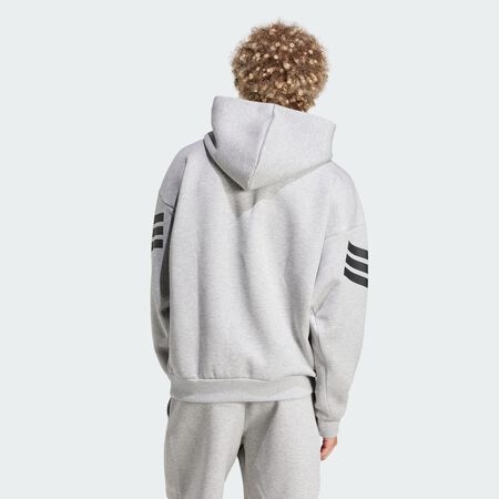 ADIDAS SPORTSWEAR Sweat-shirt à capuche 3 bandes Future Icons Medium Grey Heather HOMME