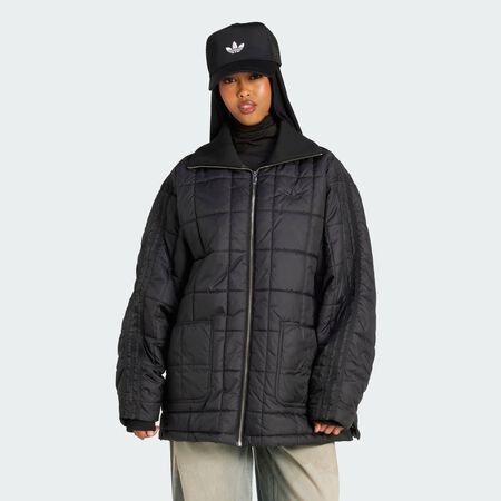 ADIDAS ORIGINALS Essentials Quilted Jacket Black WOMEN