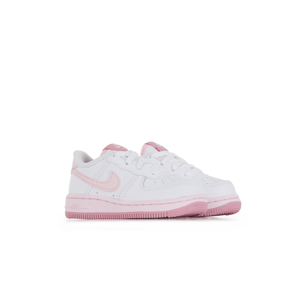 NIKE AIR FORCE 1 LOW WHITE/PINK - SNEAKERS CHILDREN | Courir.com