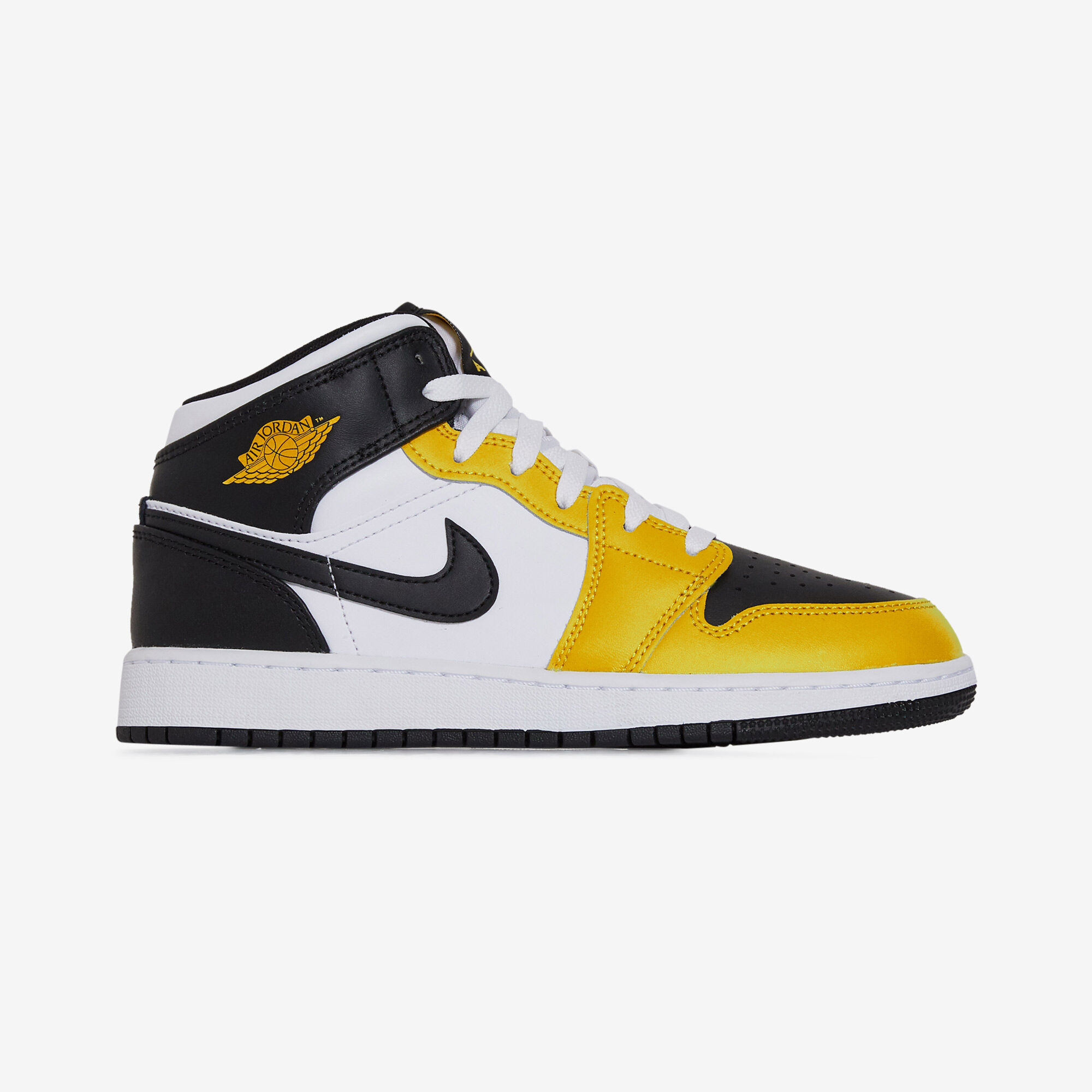 JORDAN AIR JORDAN 1 MID BLACK YELLOW SNEAKERS CHILDREN Courir