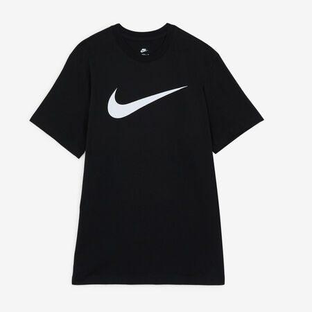 NIKE TEE SHIRT SWOOSH NOIR/BLANC HOMME