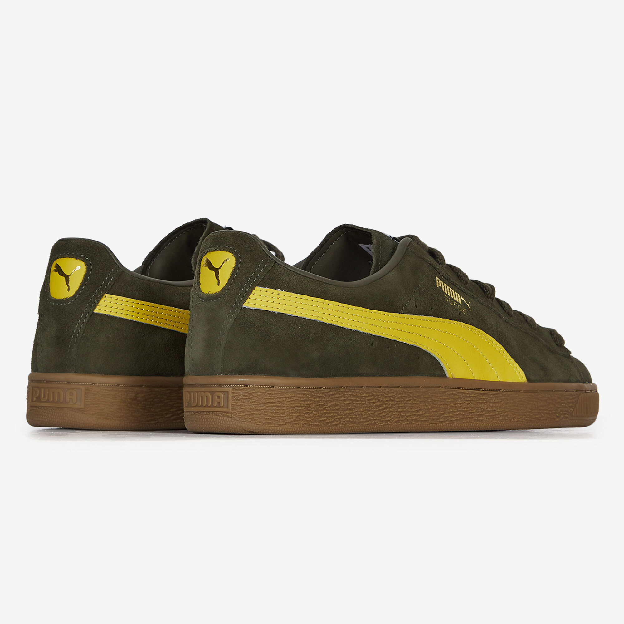 PUMA SUEDE KHAKI SNEAKERS MEN Courir