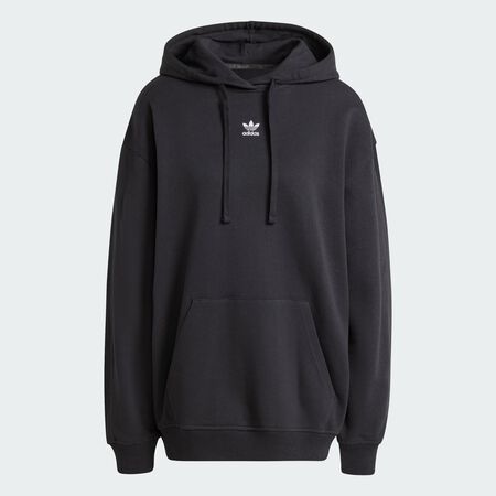Essentials Loose French Terry Hoodie : Black