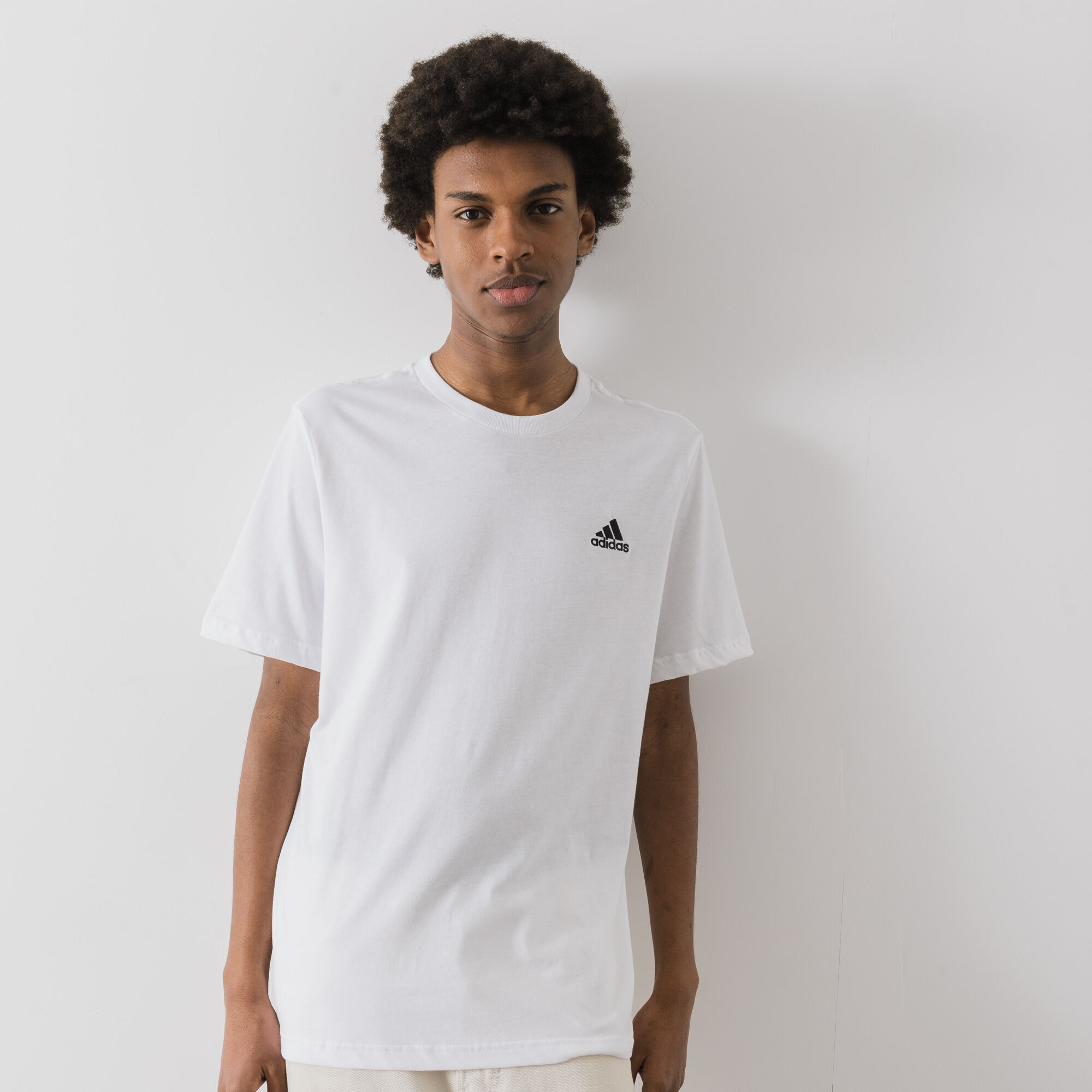 ADIDAS ORIGINALS ESSENTIAL SPORTSWEAR T SHIRT WHITE T SHIRTS MEN