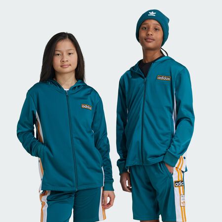 ADIDAS ORIGINALS Veste à capuche entièrement zippée Adibreak Enfants Legacy Teal JUNIOR