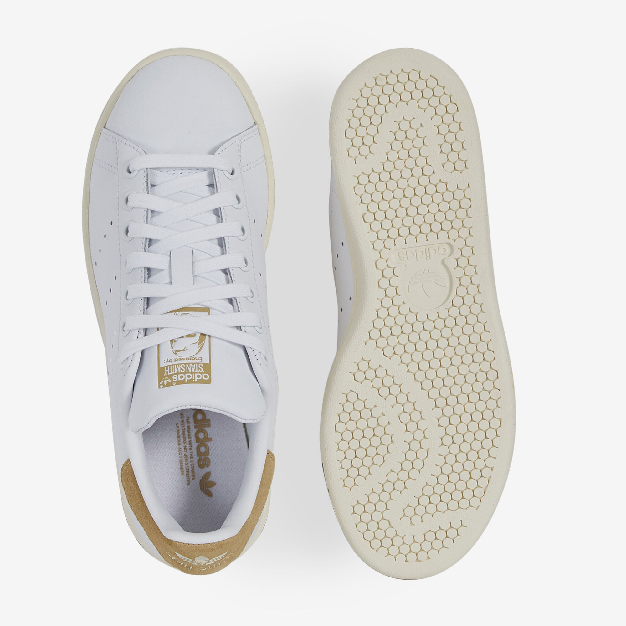 ADIDAS ORIGINALS STAN SMITH BLANC BEIGE SNEAKERS FEMME Courir