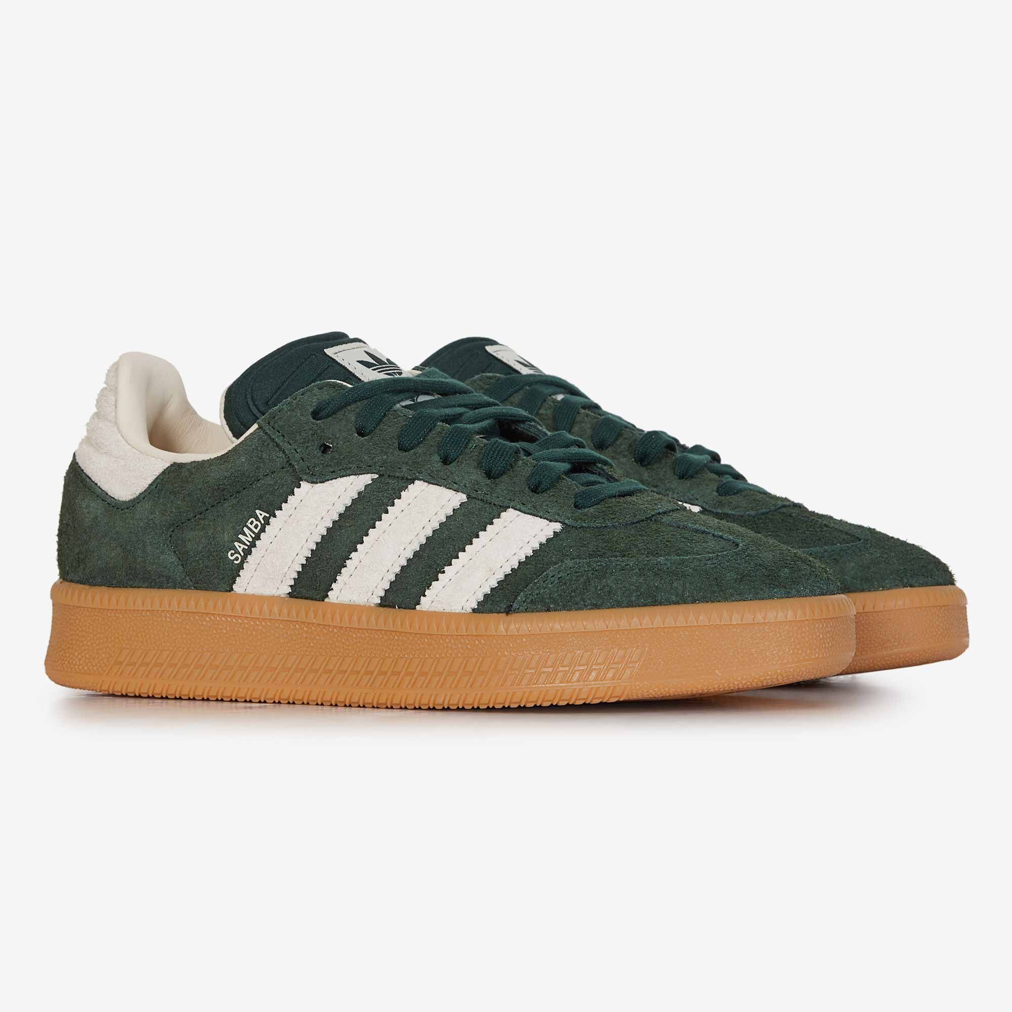 Samba Xlg Suede  Vert/blanc