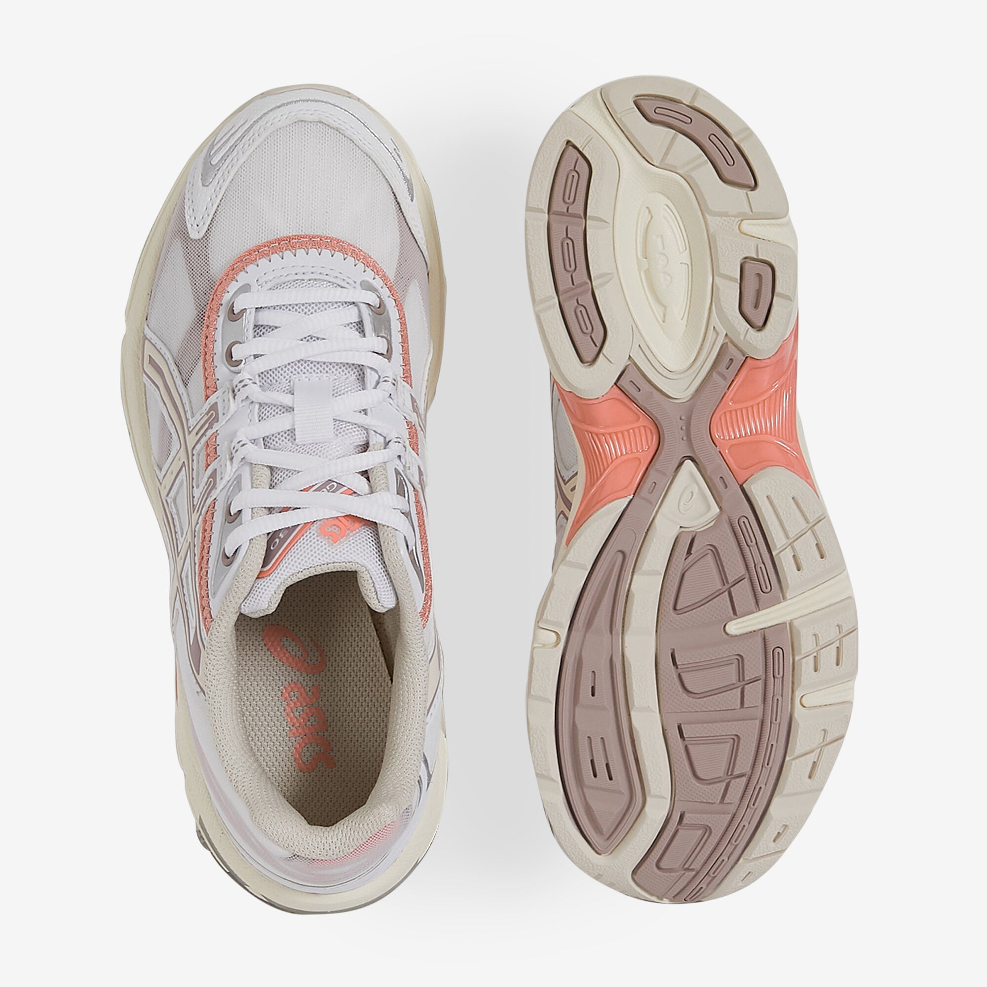 Asics top blanche rose