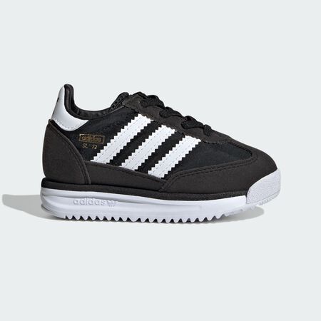 ADIDAS ORIGINALS Chaussure lacets élastiques SL 72 RS Enfants Core Black / Cloud White / Blue BÉBÉ